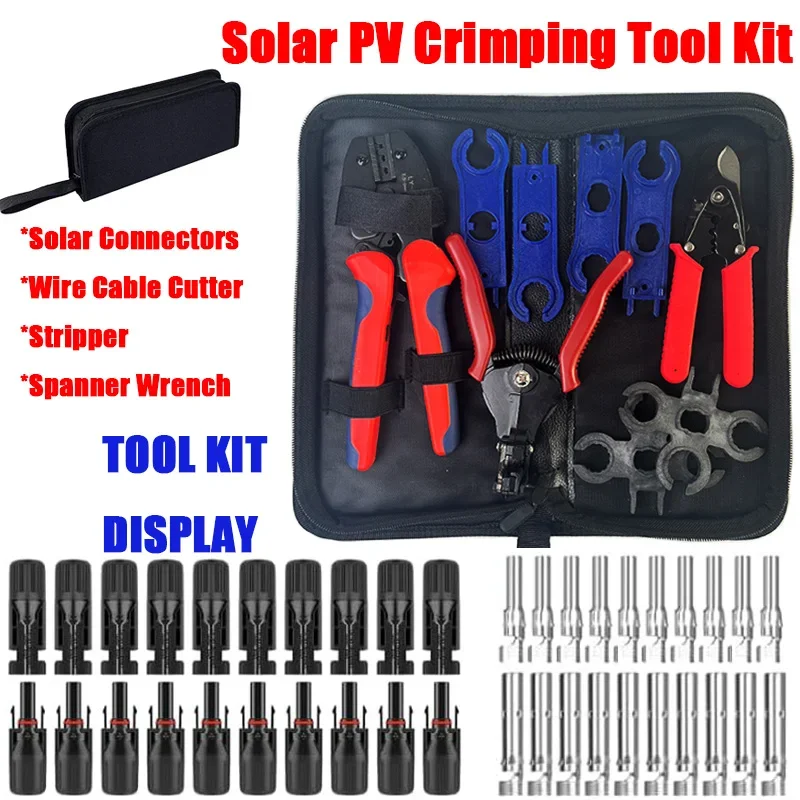 Solar Crimping Tools Kit For 2.5/4.0/6.0mm2 Solar Panel Cable