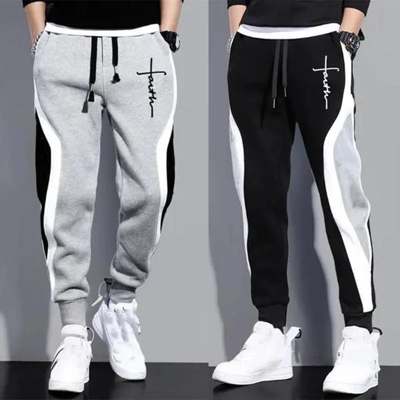 

HOT Men Sweatpants Drawstring Long Pants Casual Jogger Pants Sports Trousers Trending Jogging Pants