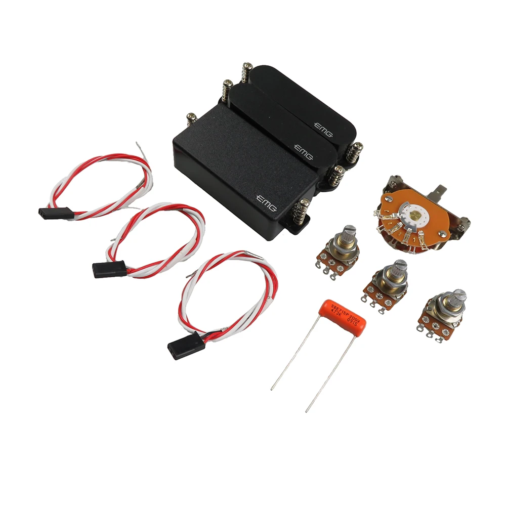 High Output Humbucker Pickup Set - Alnico 5 Neck & Bridge Pickups For Electric Guitar