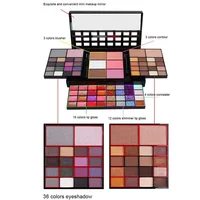 Palette de fards à barrage pailletés, 40/74/78 couleurs, kit de cosmétiques en poudre de Murcia, longue durée, étanche, outils de maquillage pour femmes à la mode, 256 3