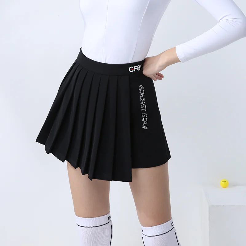 Golfist Golf Women Summer High Waist Pleated Skirt Slim Fit Golf Skorts Ladies Causal Sports Apparels Three Color