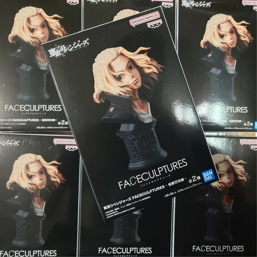 

Anime Original Bandai Tokyo Revengers MIKEY Bust PVC Action Figures Collect Decorative Model Figurine Toys Birthday Gift 10cm