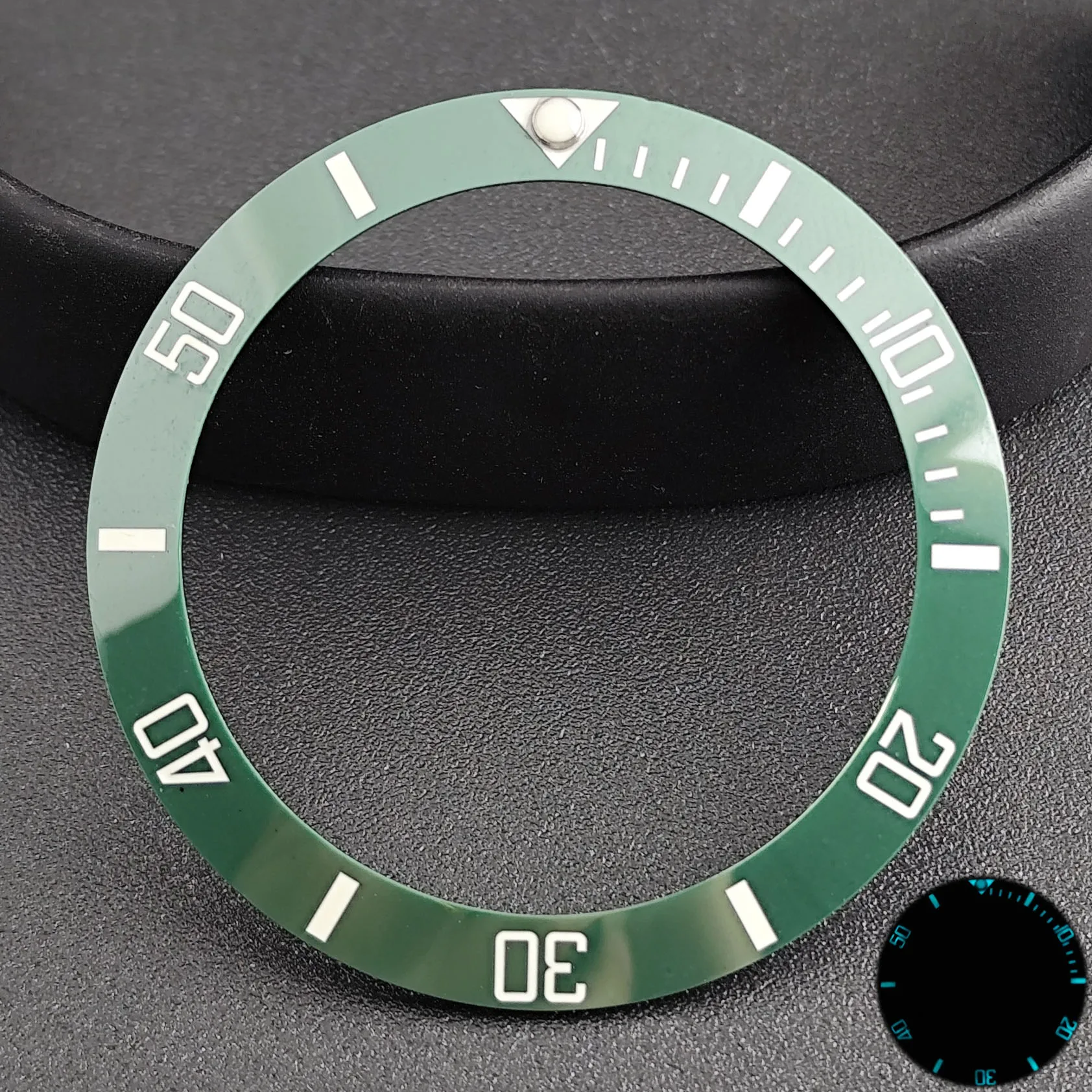 Premium 40mm Ceramic/Aluminum Watch Bezel Insert for Timepiece Customization