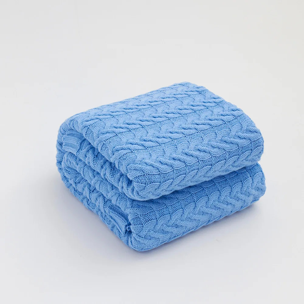 

TONGDI Raschel Blanket Soft Throw Waffle Warm Knitting Woolen Fleece Luxury Decor For Dropshipping Cover Sofa Bed Bedspread