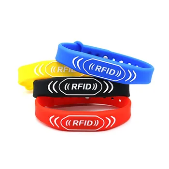1Pcs 125KHZ EM4305 T5577 5200 Rewritable Waterproof Adjustable Wristband RFID Silicone Band Bracelet Blank Data Keyfob 1