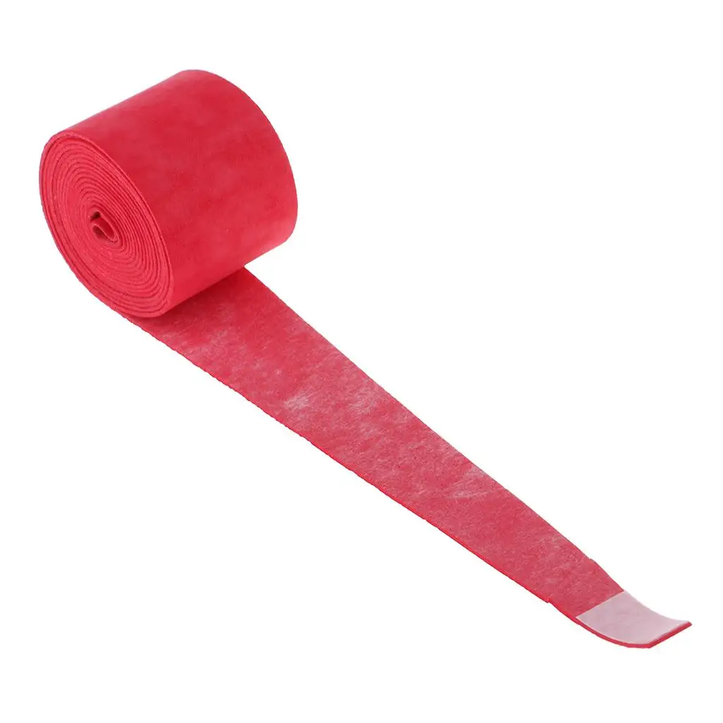 2xAnti-slip Racket Grip Overgrips Racquet Sweatband Tape Red