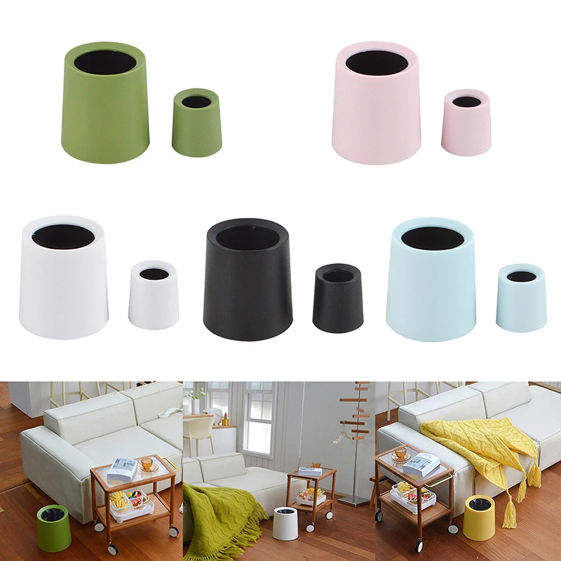 

1Set Dollhouse Miniature Trash Can Model Home Storage Can Furniture Decor Toy Doll House Accessories