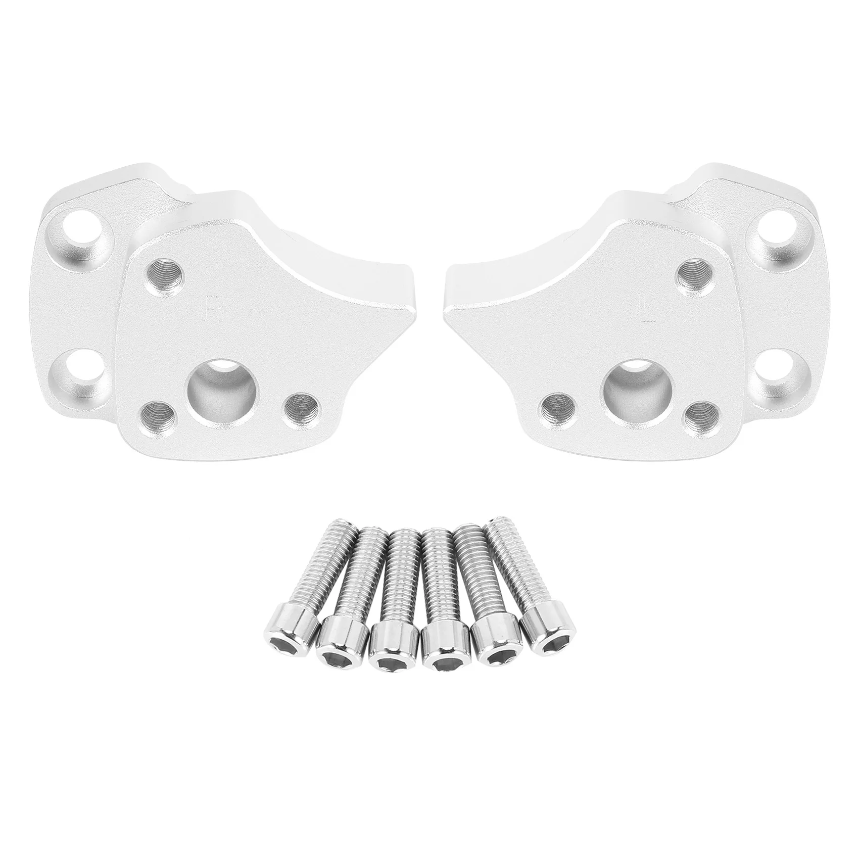 25mm Handlebar Riser for Yamaha FJR1300 FJR 1300 2001 2005 Silver