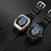 Foreign Trade Watch Large Dial For Men Quartz Waterproof Sport Square Luminous Watch For Men 3