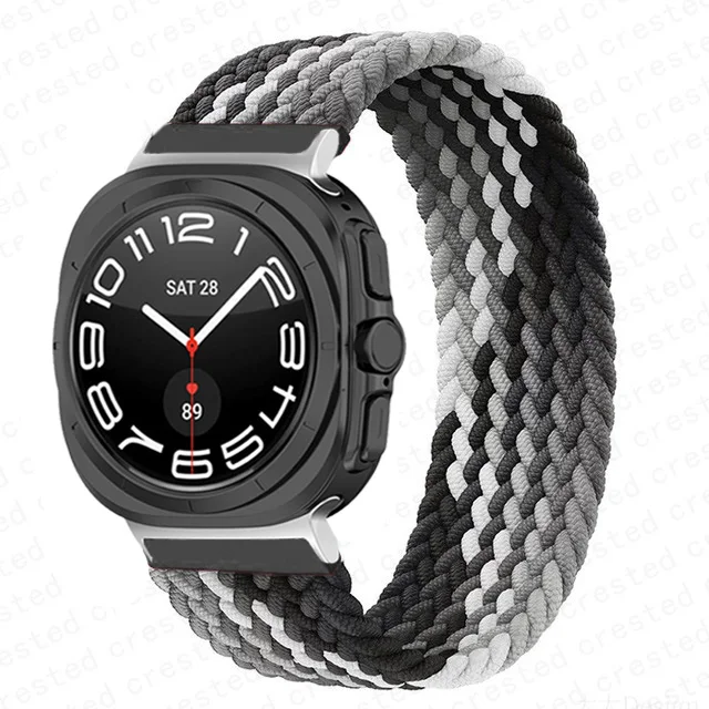 Braided Nylon Solo Loop Watch Strap - Ultra 47mm Band Accessory
