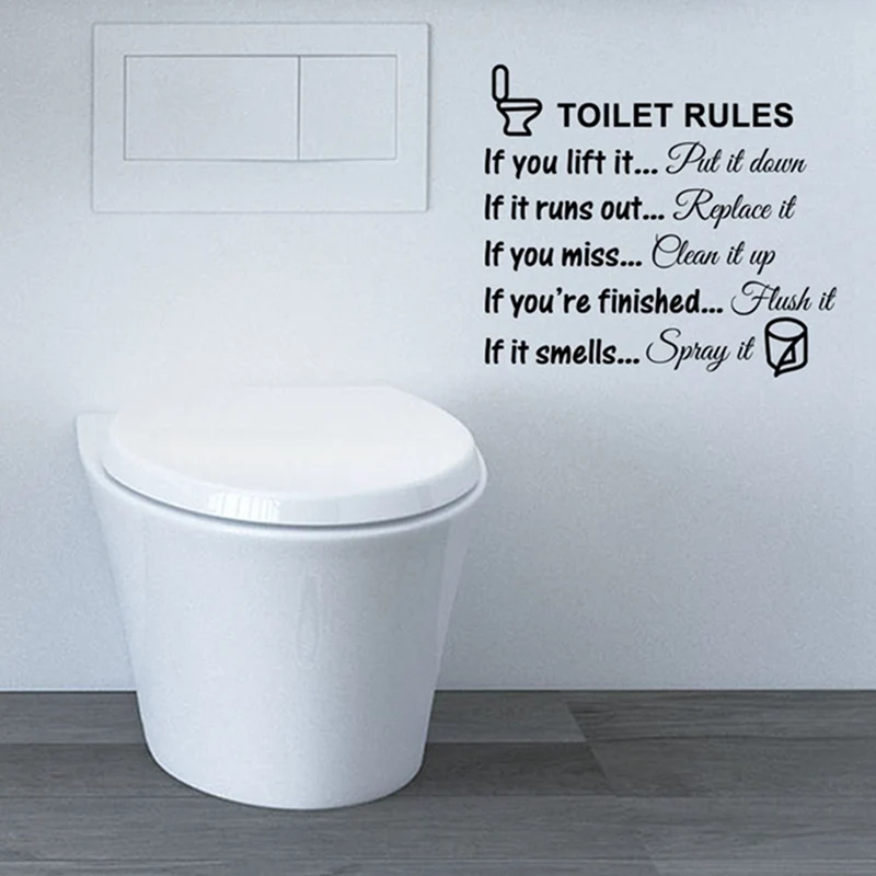 Funny Toilet Seat Sofa Chair Wall Stickers Bathroom Home Decoration Decals For Bedroom Kitchen Living Room Walls