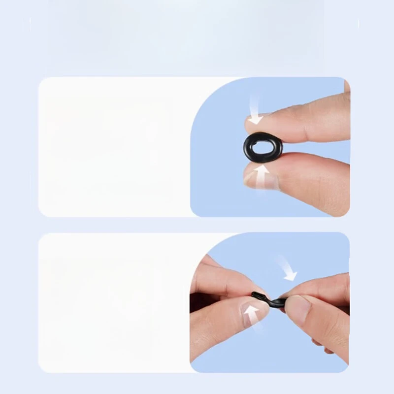 Anti-slip Silicone Ear Grip Glasses Eyeglasses Leg Ear Hook Stopper Bracket Fastener Accessories Temple Tip Eyewear Holder