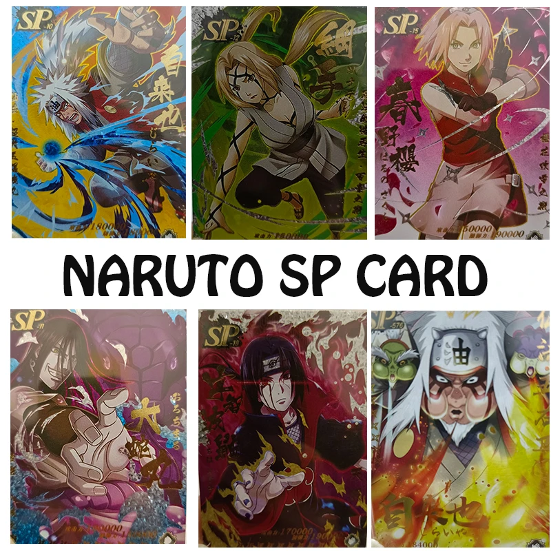anime naruto jiraiya orochimaru tsunade uchiha itachi figure out of print figure sp game collection card toy birthday gift aliexpress