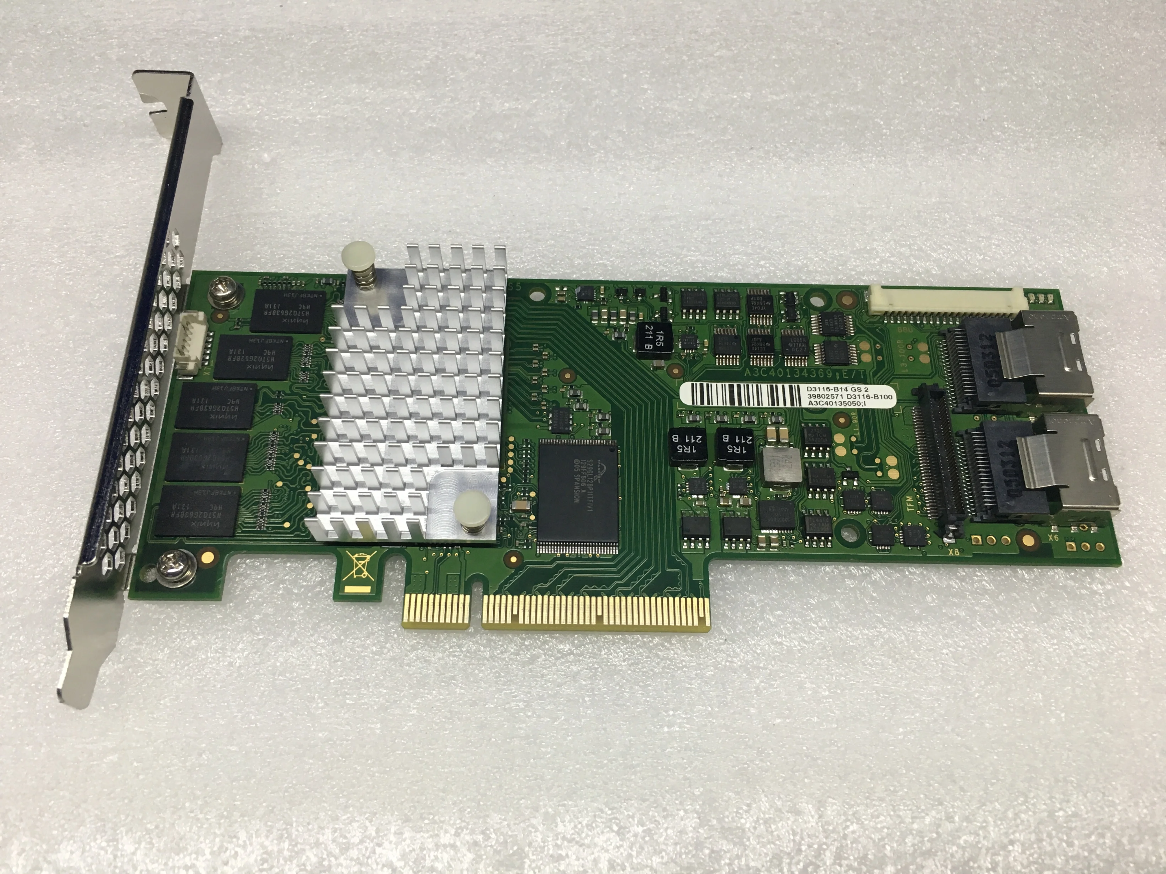 

Fujitsu D3116 RAID SAS 6G 1G контроллер PCIE2 LSI2208 = 9266-8i raid card