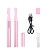 USB Rechargable Portable Mini Electric Eyebrow Trimming Hair Remover For Women Body Facial Shaver Hair Blade Razor Epilator 3