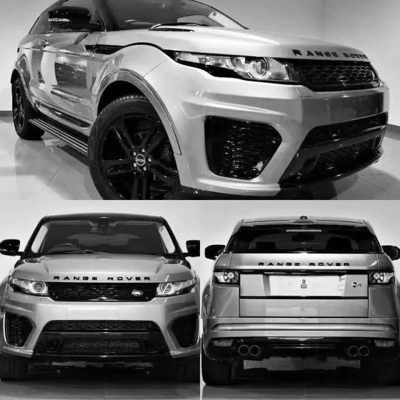 

Feebest Autobiography Upgrade SVR Model Body Kit Include Front Rear Bumper Assembly For Range Rover Evoque 2010-2016 Bodykit