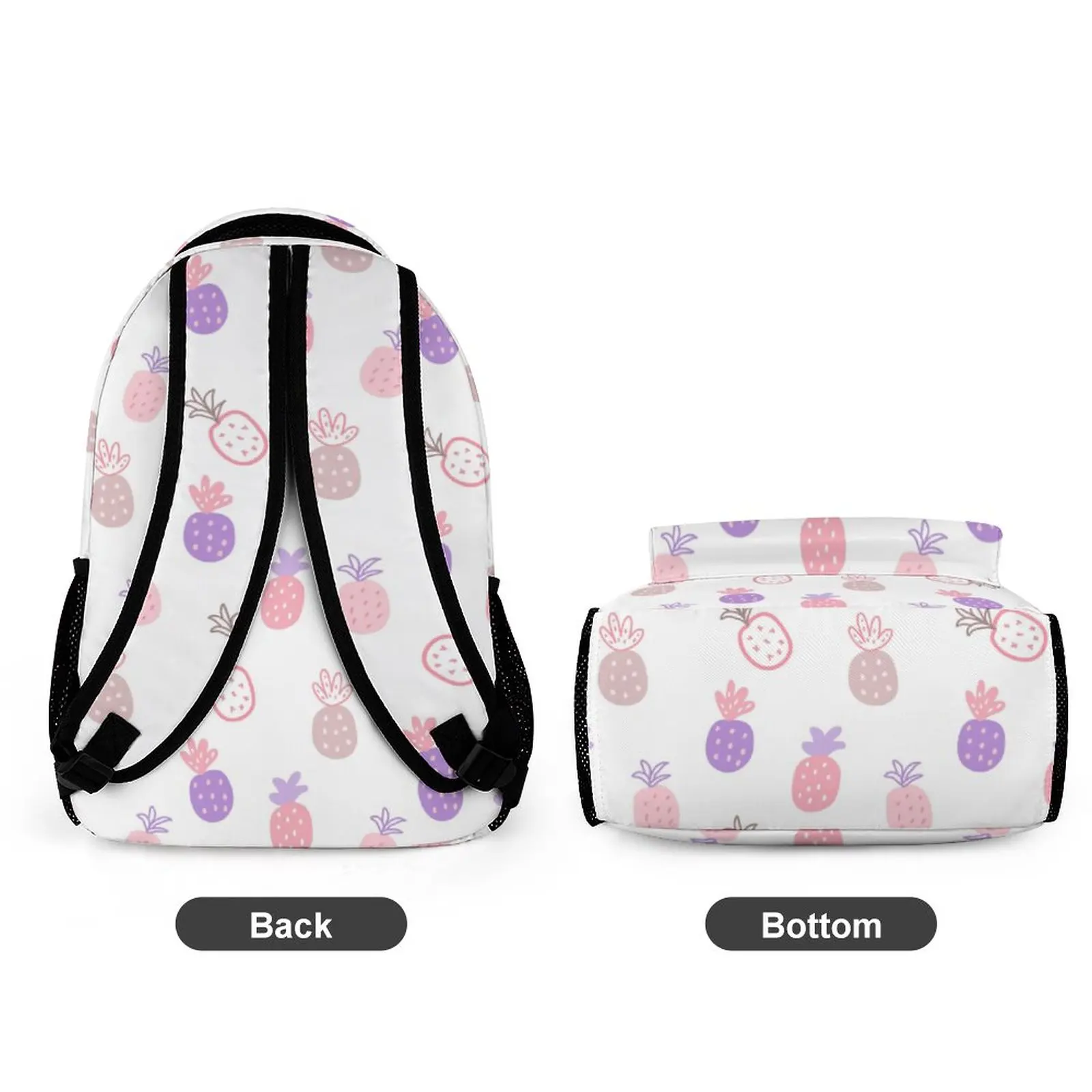 Customized Pattern Girls Simple Printing Schoolpack Pencil Case Backpack Large Capacity Pencil Case Leisure Travel Book Bag