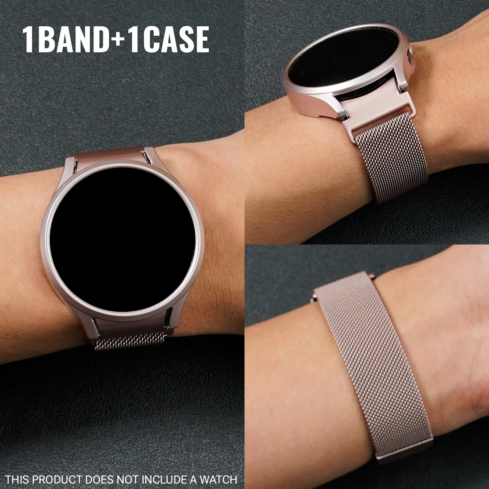 BUSKOZ Premium Metal Strap with Magnetic Loop and Protective Case