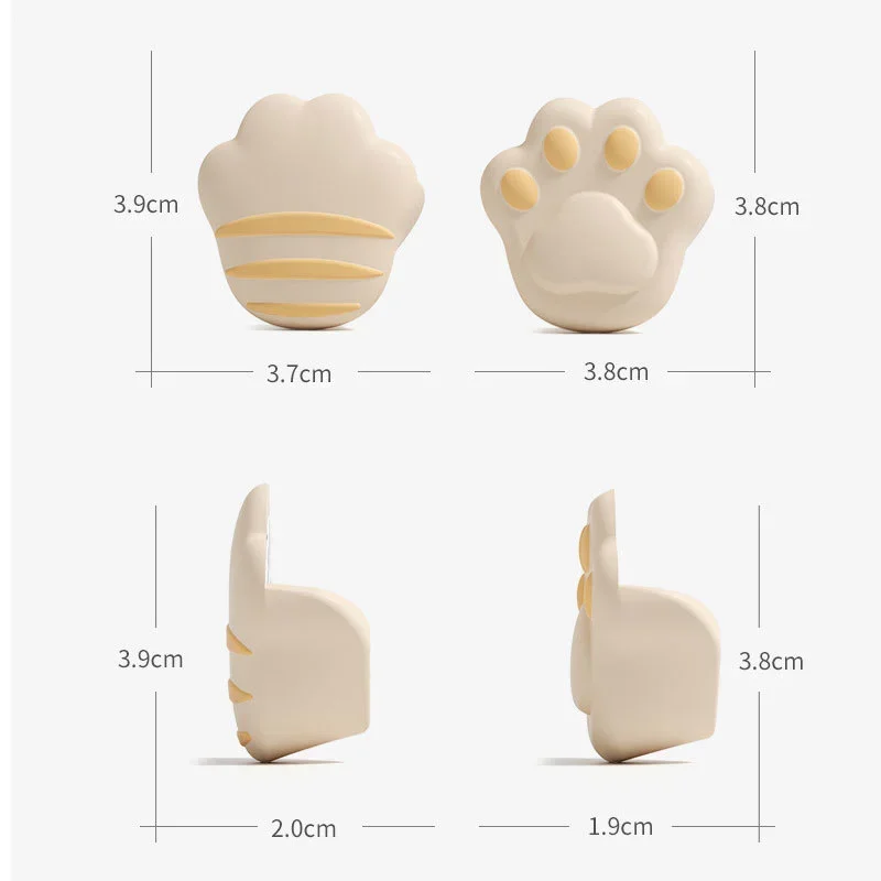 Baby Silicone Safety Edge Guards for Children Anticollision Protection Cover Angle Desk Pad Child Cat Paw Safe Corner Protector
