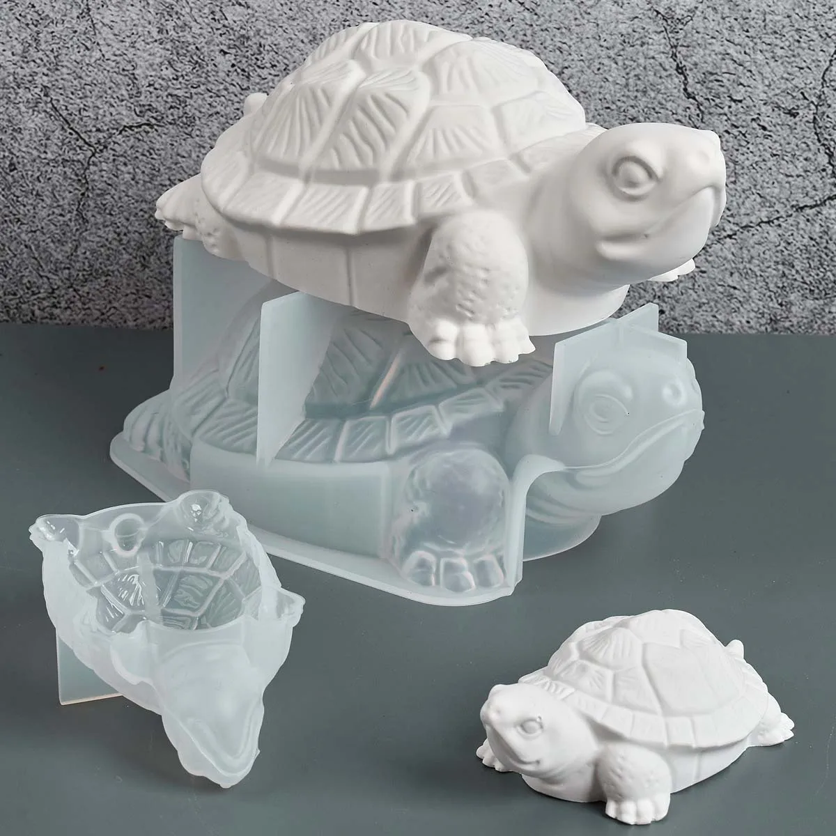 Turtle Silicone Candle Mold DIY Animal Ornament Craft Making Tool silicone mold