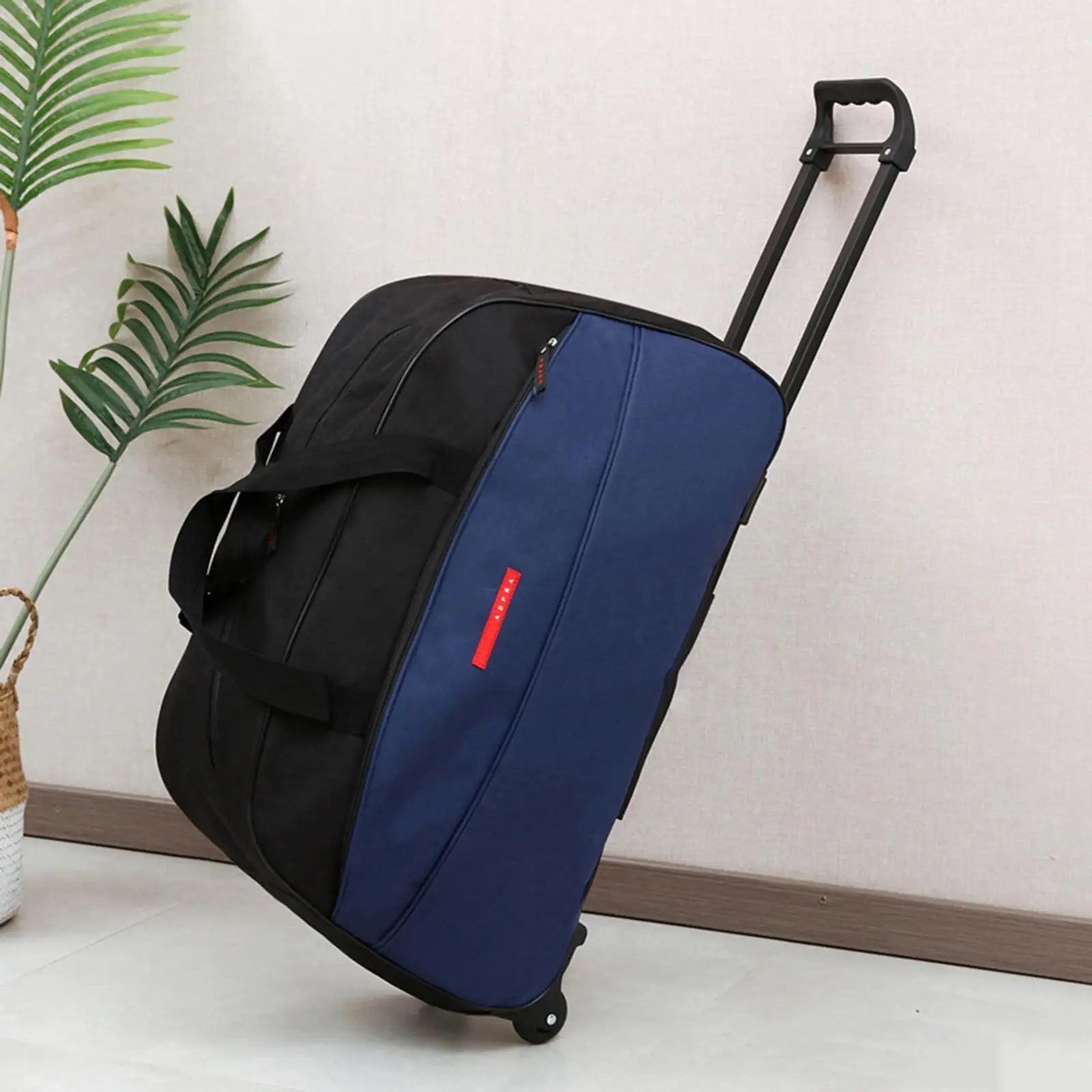 Rolling Duffel Bag with Wheels Portable Garment Bag for Travel Sports Picnic