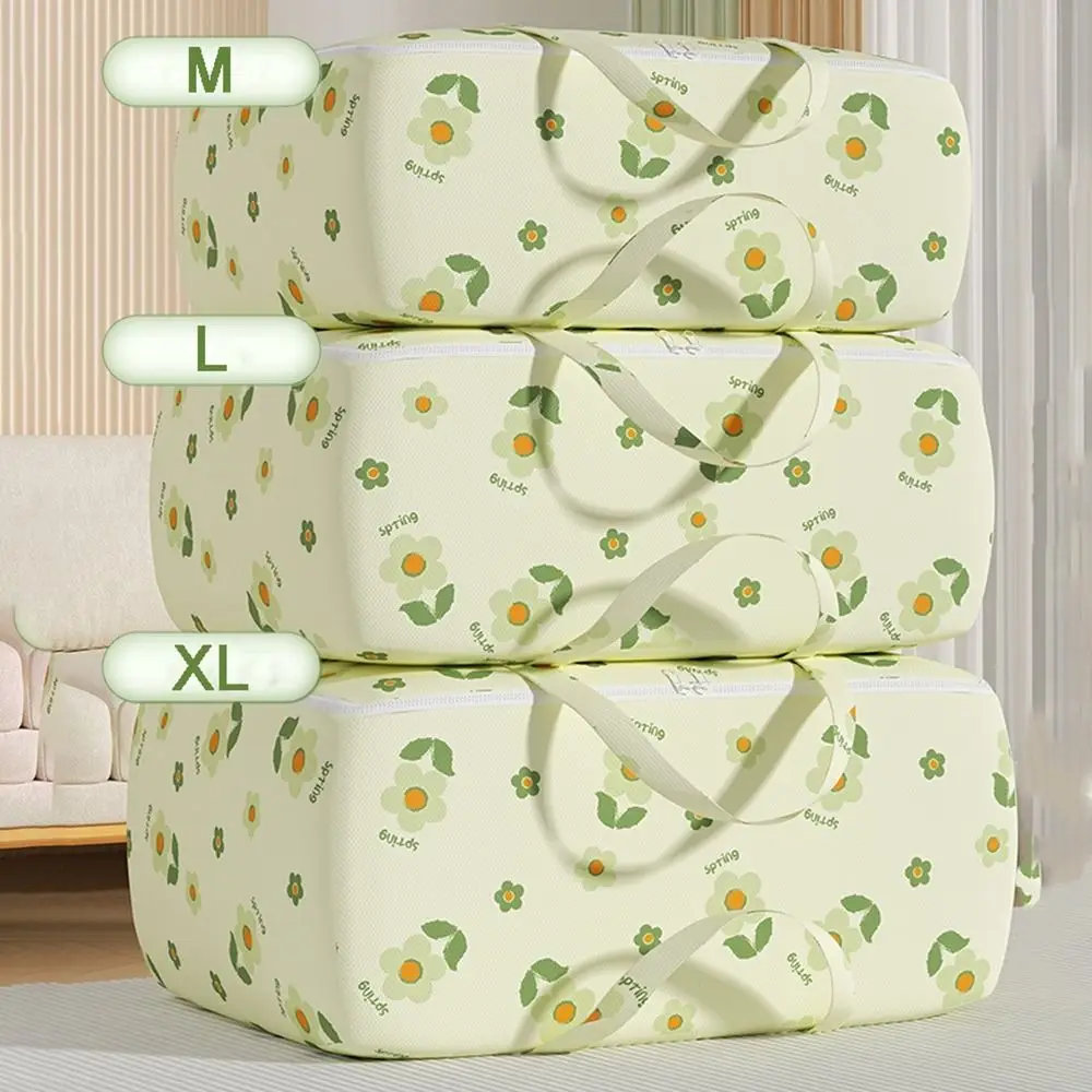 Non-Woven Quilt Clothes Storage Bag Foldable Duvet Clothes Organizer Large Capacity Closet Storage Bag 2
