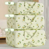 Non-Woven Quilt Clothes Storage Bag Foldable Duvet Clothes Organizer Large Capacity Closet Storage Bag 2