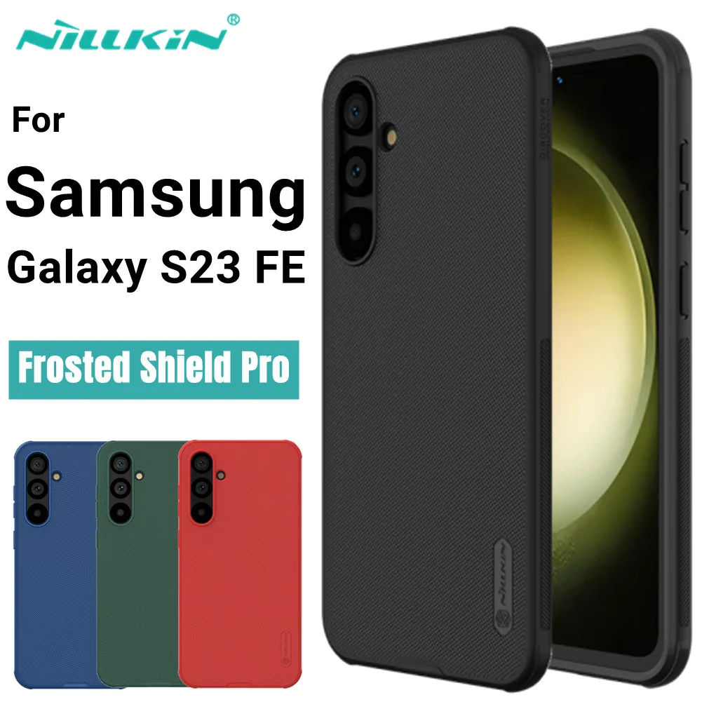 

Чехол для Samsung Galaxy S23 FE Nillkin Super Frosted Shield Pro PC + TPU, жесткая Противоударная задняя крышка для Samsung S23FE, чехол