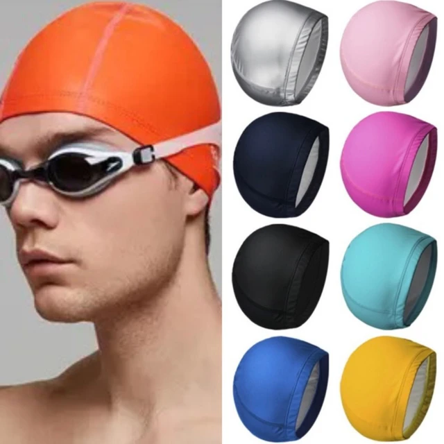 Gorro de natación impermeable de silicona para mujer, protección de pelo  largo, gorros de natación de alta elasticidad para surf, buceo, piscina,  sombrero de tamaño libre - AliExpress