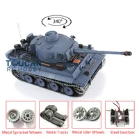 Outdoor Toys Heng Long 1/16 Scale 7.0 Upgraded Version German Tiger I Panther V 3819 RC Tank 3818 Metal Tracks Radio Smoke Model 1