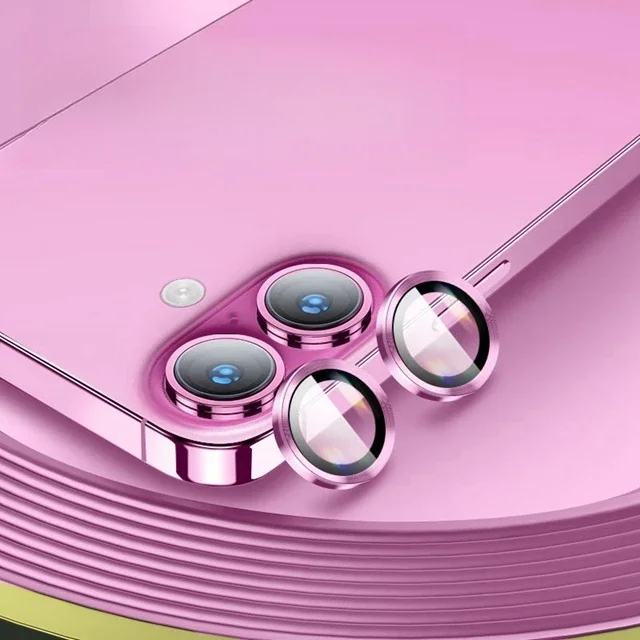 Premium Aluminum Camera Lens Protector with Tempered Glass Cover