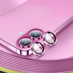 Premium Aluminum Camera Lens Protector with Tempered Glass Cover - iP 14 14Plus (4)