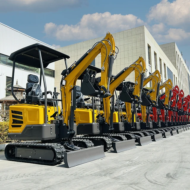 복잡한 작업을 손쉽게 처리하는 강력하고 다기능 미니 마이크로 굴삭기