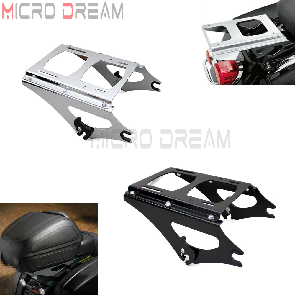 

Motorcycle Detachable 2 Up Pack Mounting Luggage Rack For Harley Tour Pak Touring FL FLHR FLHRC FLHT FLHX Road King 2009-2013