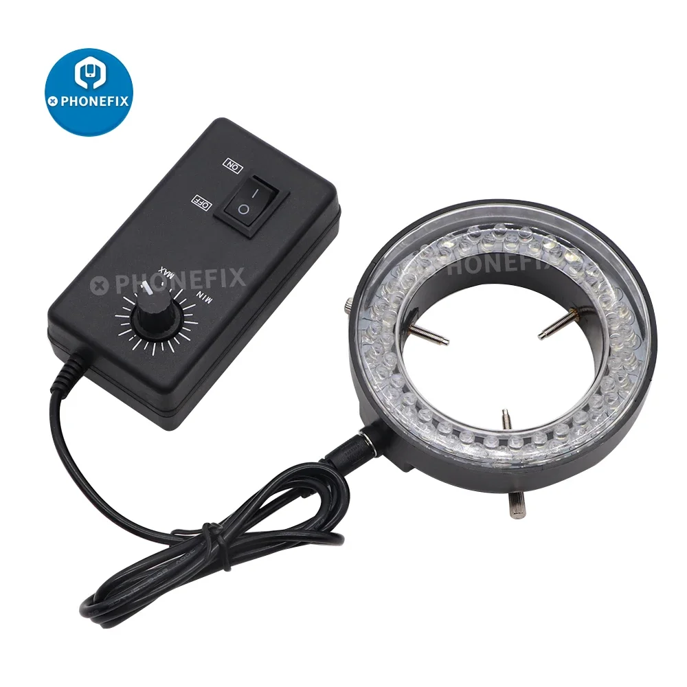 144 LED USB Adjustable Ring Light Industrial Microscope Lens Camera Light Stereo Microscope Magnifier Circle Source microscope lamp