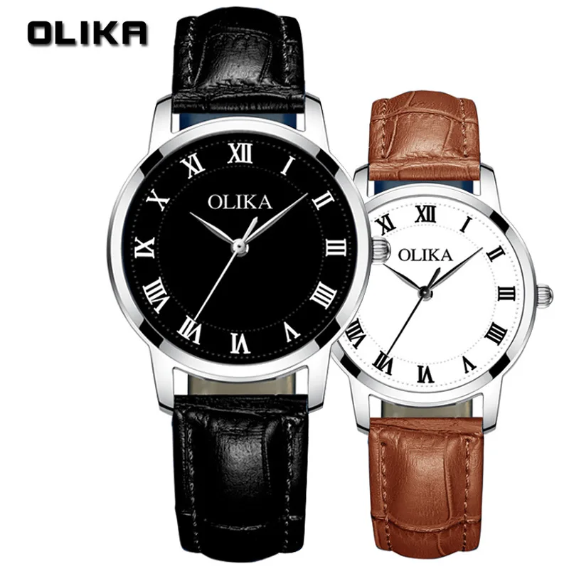 Mens Woman Watch Fashion Business Quartz Watches Men Top Brand Leather Sports Clock Waterproof Watch for Women Male Wristwatch