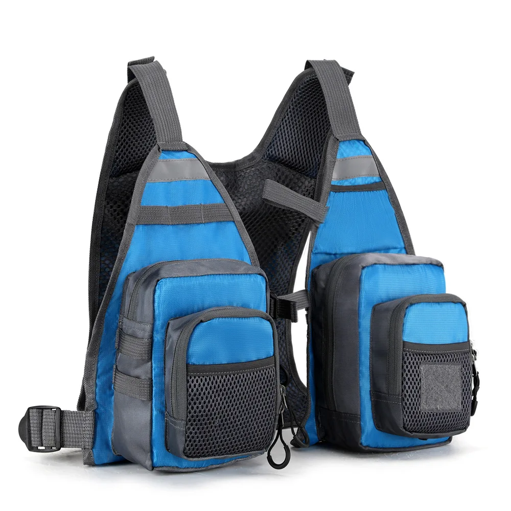 Description Picture 3 of itemOutdoor Fishing Vest Ultra Lightweight Fly Fishing Vest for Men and Women Portable Chest Pack One Size Fits Most