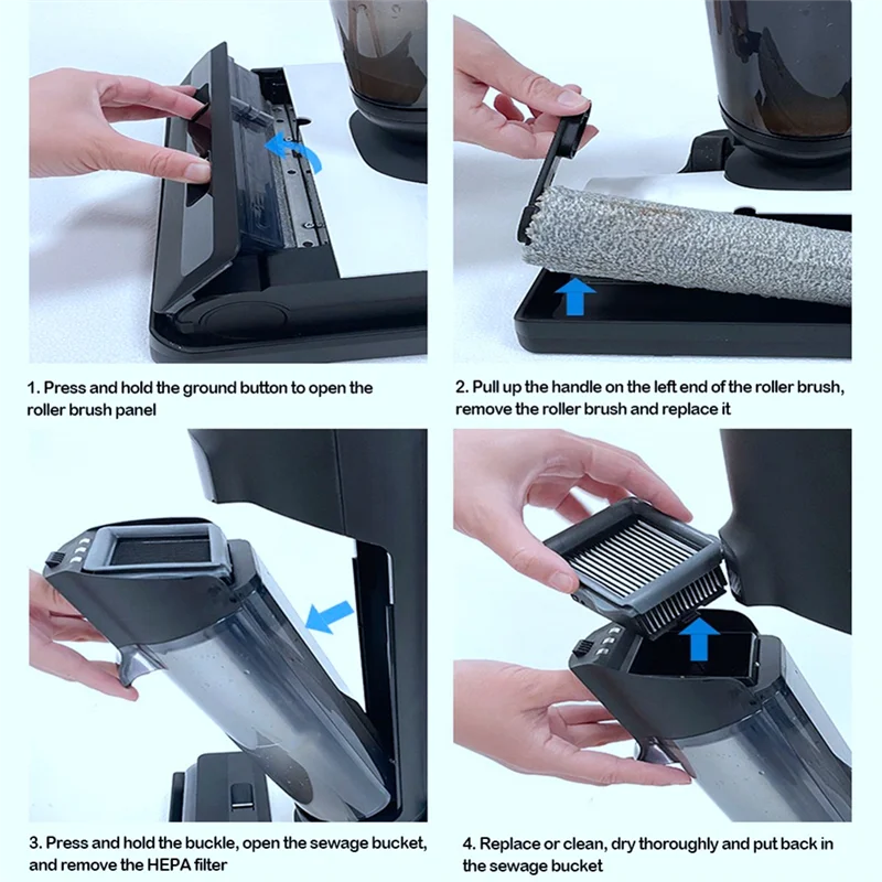 汚水タンク TINECO Floor ONE S5 / S5 PRO 交換用コンボ掃除機水タンク