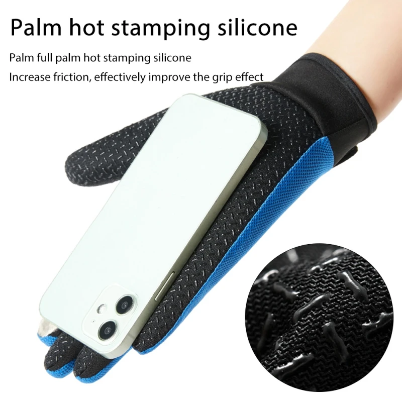 Fishing gloves Mesh Fishing Gloves Full Finger Summer Men Women Long Mtb Touchscreen Breathable Accessories