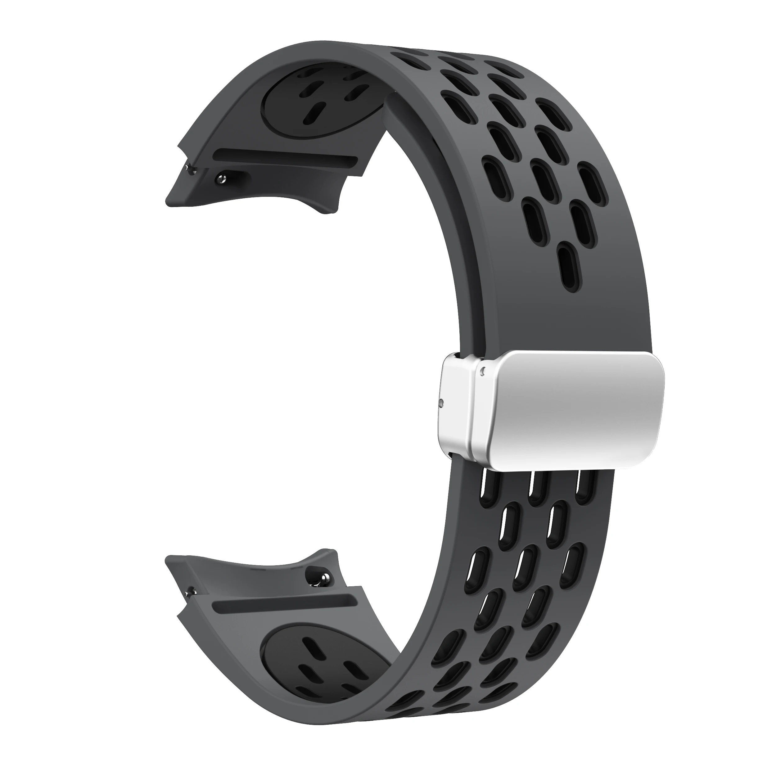 Magnetic Buckle Silicone Strap with Seamless Design