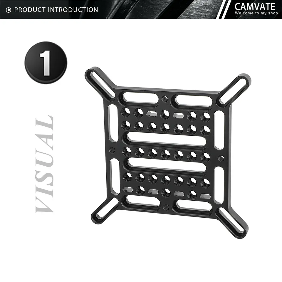 Multipurpose Cheese Plate with 75 x 75mm & 100 x 100mm VESA Mount For Monitor Br