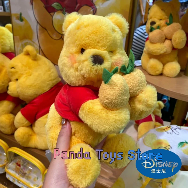

New Genuine Disney Winnie The Bear Plush Dolls Toys Kawaii Tissue Box Cute Cartoon Soft Stuffed Pillow Room Decorate Kids Gift