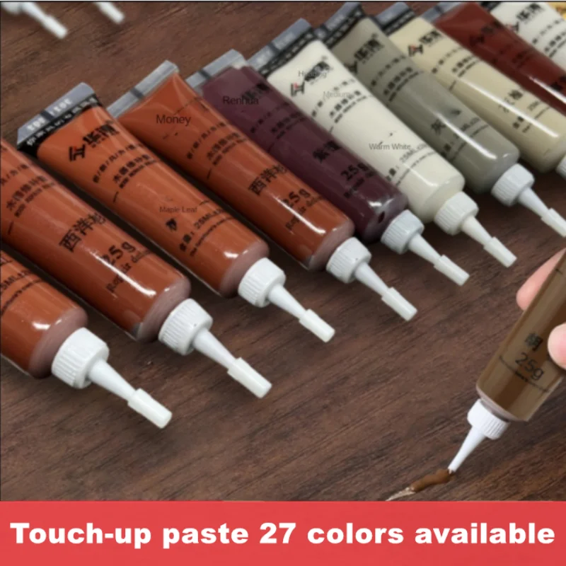 

Furniture Refinishing Wood Door Floor Furniture Repair Cream Paint Wood Pothole Scratch Repair Material Free Shipping