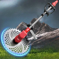 Brushless Electric Lawn Mower Small Household Lawnmower Portable Lawn Mower High Power Lawn Trimmer Adjustable Telescopic Rod 1