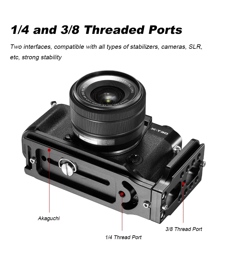 Universal Camera L Bracket Thicken 1/4 Inch Screw L Shape Holder Tripod Vertical