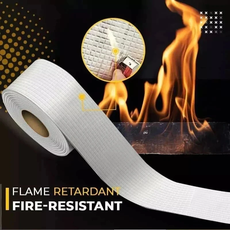 Waterproof Tape High Temperature Resistance Aluminum Foil Thicken Butyl Tape Wall Pool Roof Crack Duct Repair Sealed Self Tape