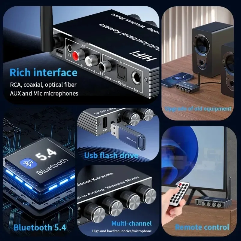 Bluetooth Converter Karaoke Audio Wireless