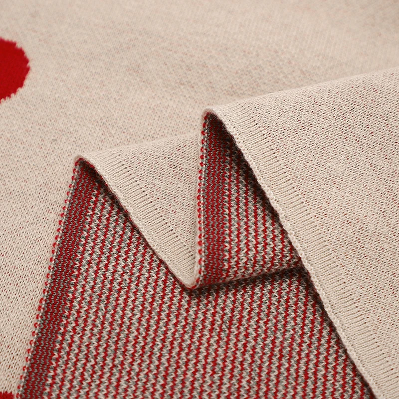 Cute Cherry Print Infant Throws Shawls Skin-friendly Muslin Baby Boys & Girls Swaddle Blankets 0-24 Months Baby Security Blanket 2