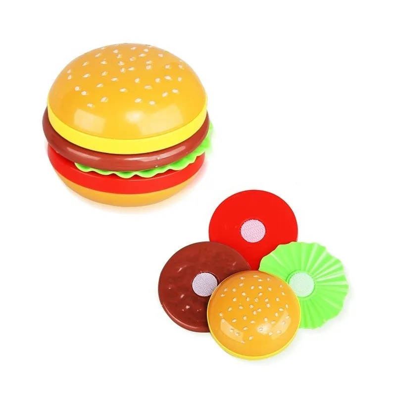Food Toy Fruit Vegetable Seafood Pizza Hamber Cutting Toys Educational For Baby Gift Kids Toy 5