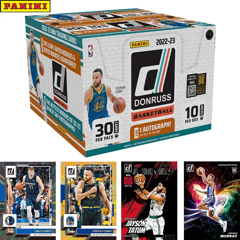 

2022-23 Panini Donruss Nba Official Trading Card Box Limited Signature Collection Cards Children Fans Birthday Gift Toys